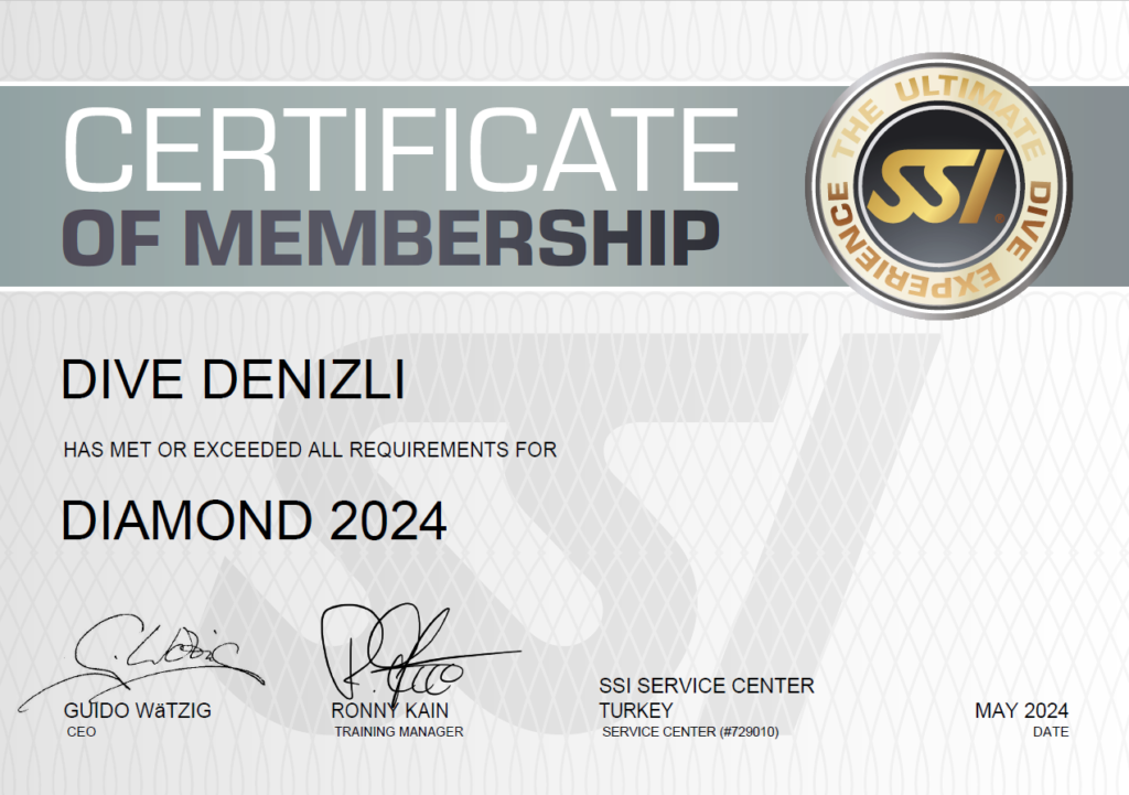 Dive Ssi Denizli 2024